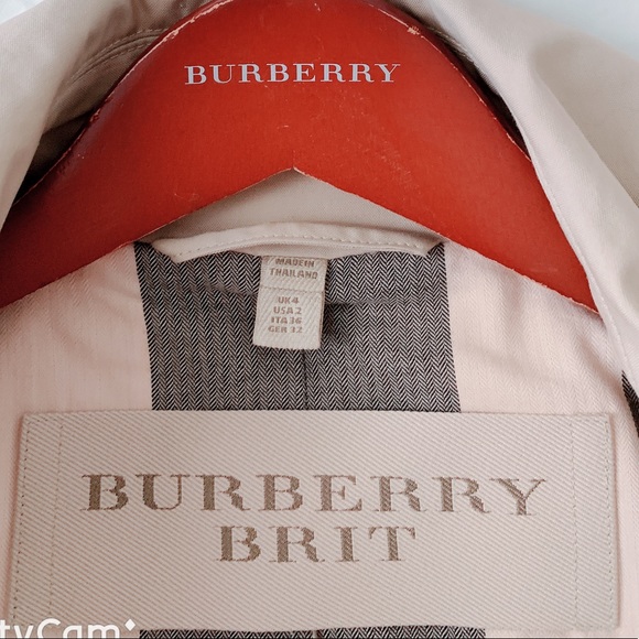 Authentic Burberry Brit Trench Coat - Picture 7 of 8